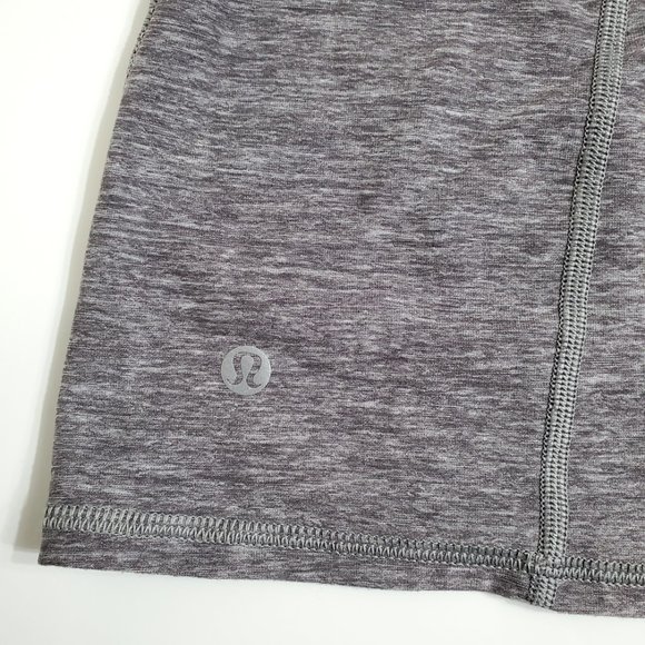 Lululemon Womens Dancing Warrior Tank 6 Heathered Slate Grapefruit Strap… - Picture 8 of 8